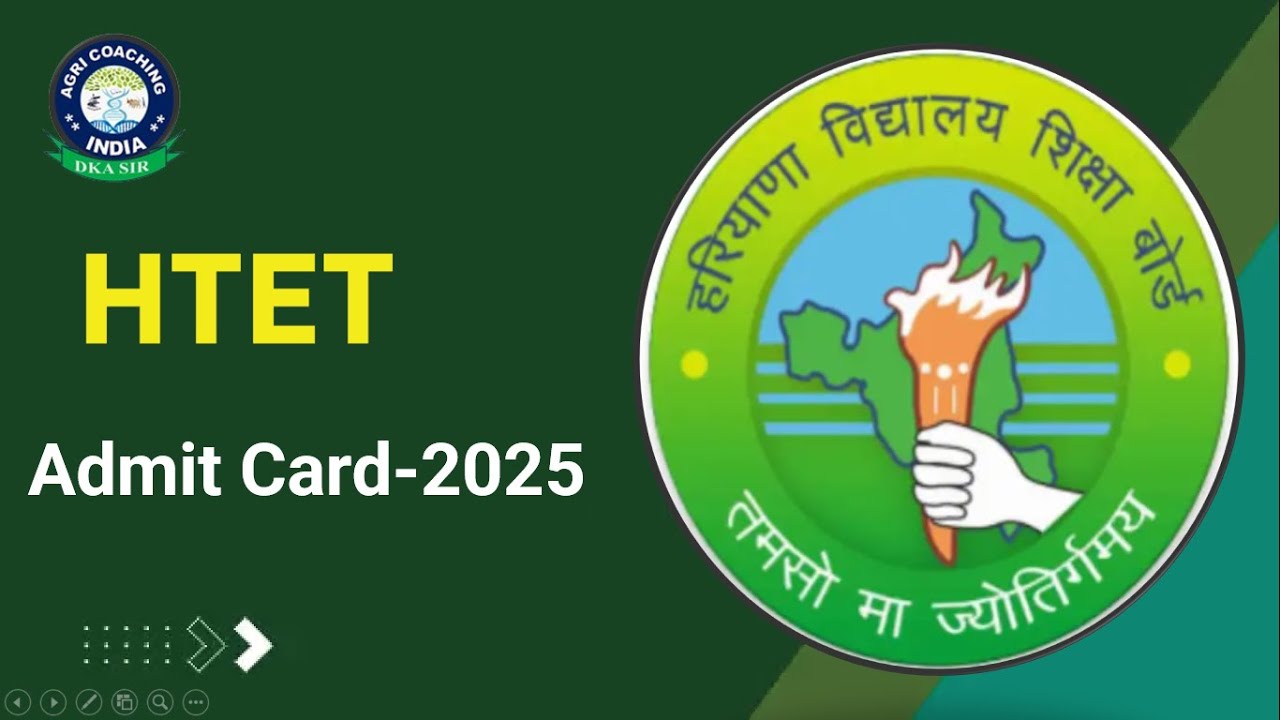 HTET Admit Card 2025 Kaise Download Kare | HTET admit card-2025