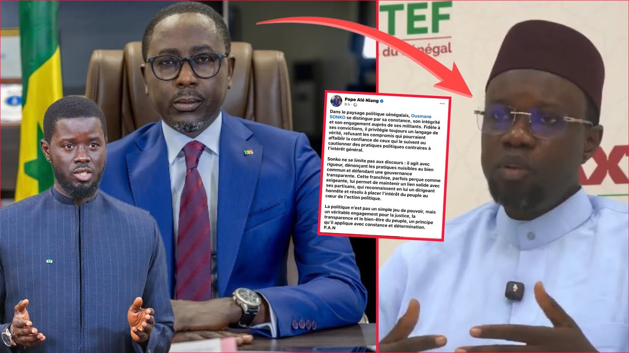 Urgent: Pape Alé Niang casse tout et révèle sur Ousmane SONKO et… Diomaye Dafa Nara… AGT réagit
