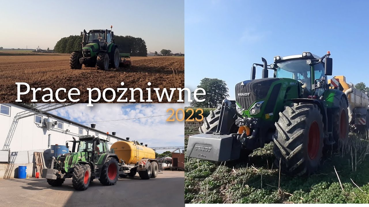 prace pożniwne 2023 fendt 828 vario fendt 412 DEUTZ-FAHR