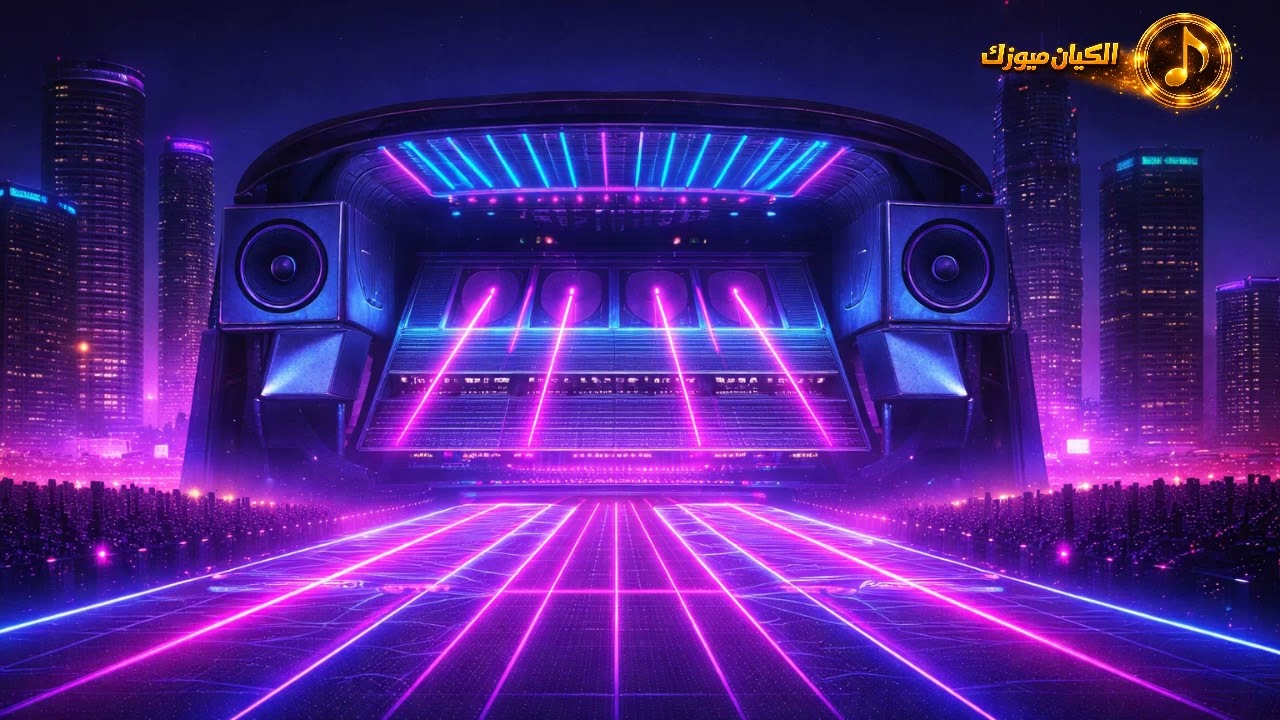 موسيقى إلكترونية حماسية للمونتاج والعمل (Instrumental Synthwave Music)