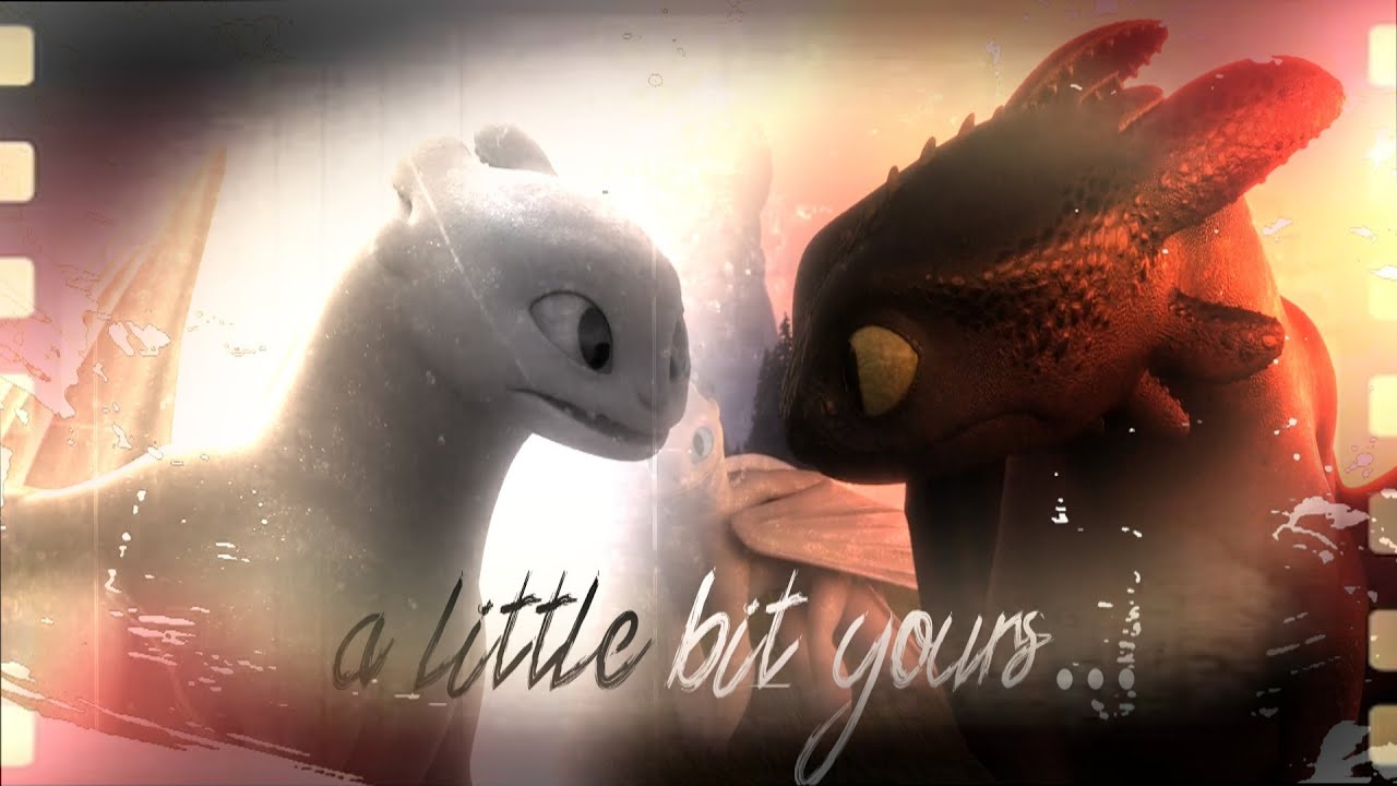 Toothless & lightfury // A little bit yours