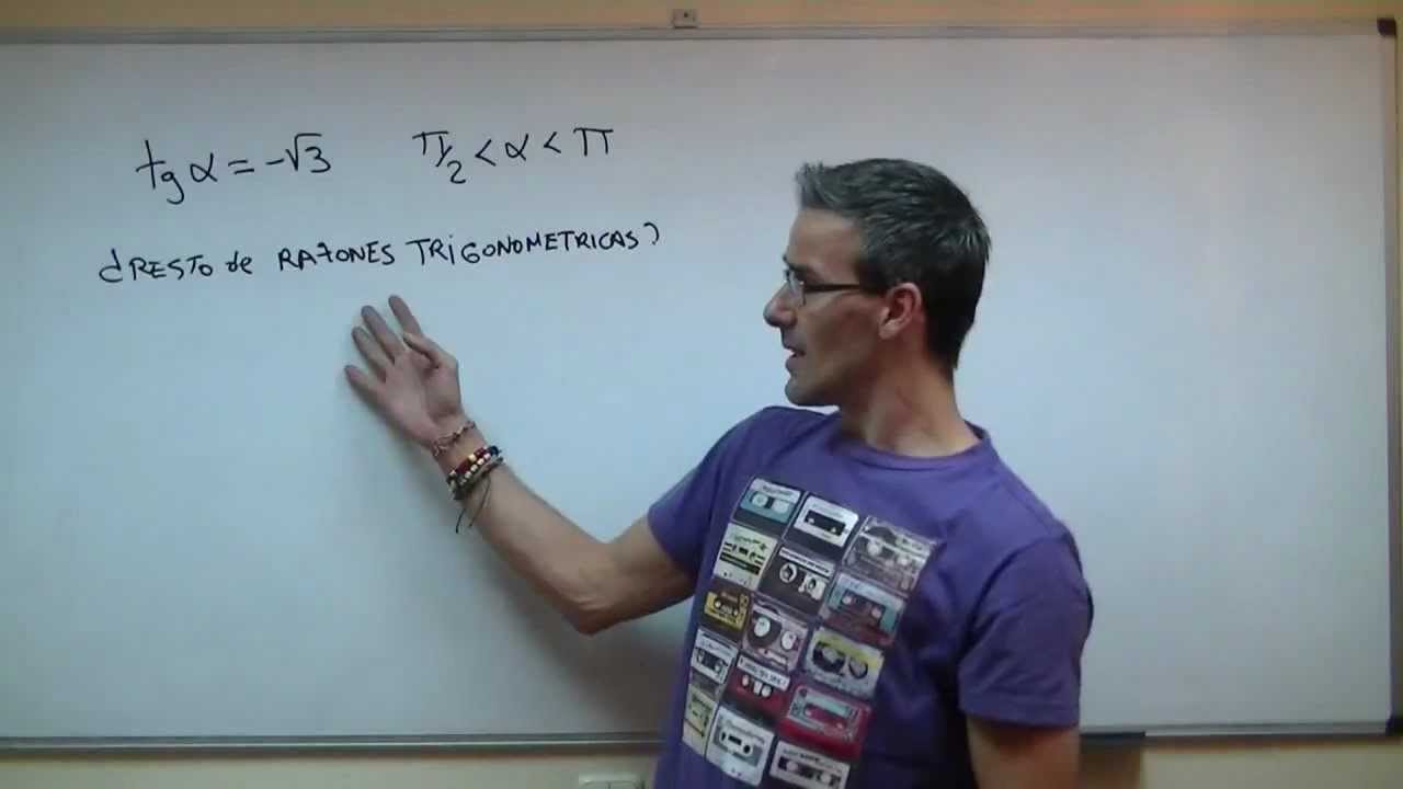 Razones trigonometricas vs TANGENTE SECUNDARIA (4ºESO) trigonometria