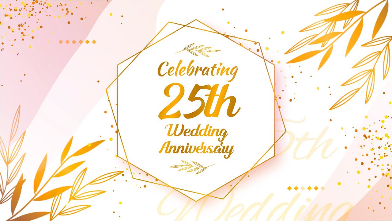 Silver Jubilee Invitation I 25th Wedding Anniversary Invite Video | Code-A02