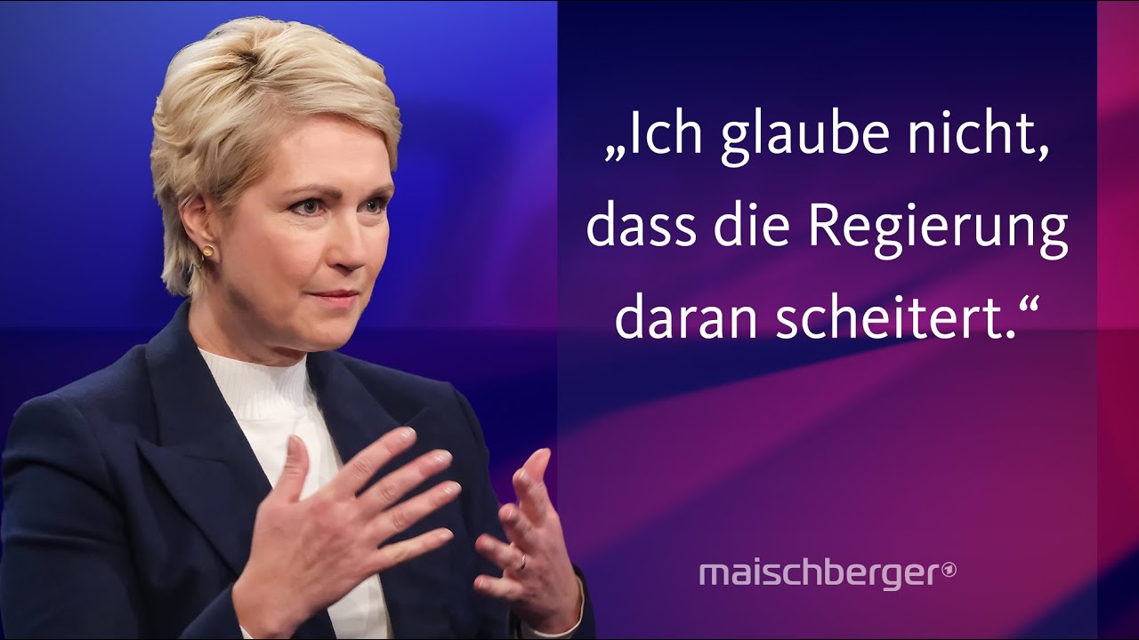 Gef&auml;hrdet der Rentenstreit die Koalition? Manuela Schwesig (SPD) im Gespr&auml;ch | maischberger
