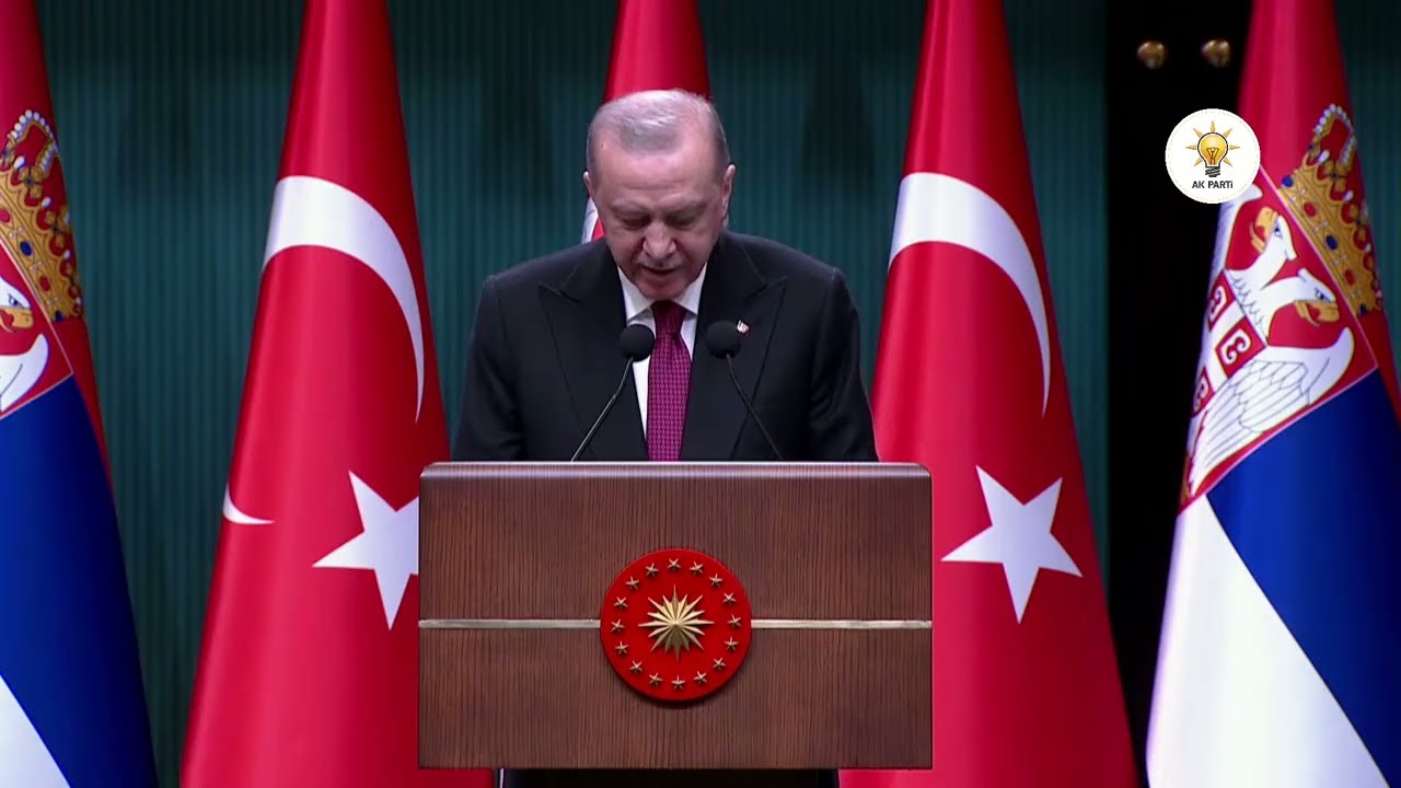 Sırbistan Cumhurbaşkanı Aleksandar Vucic ile ortak basın toplantısı