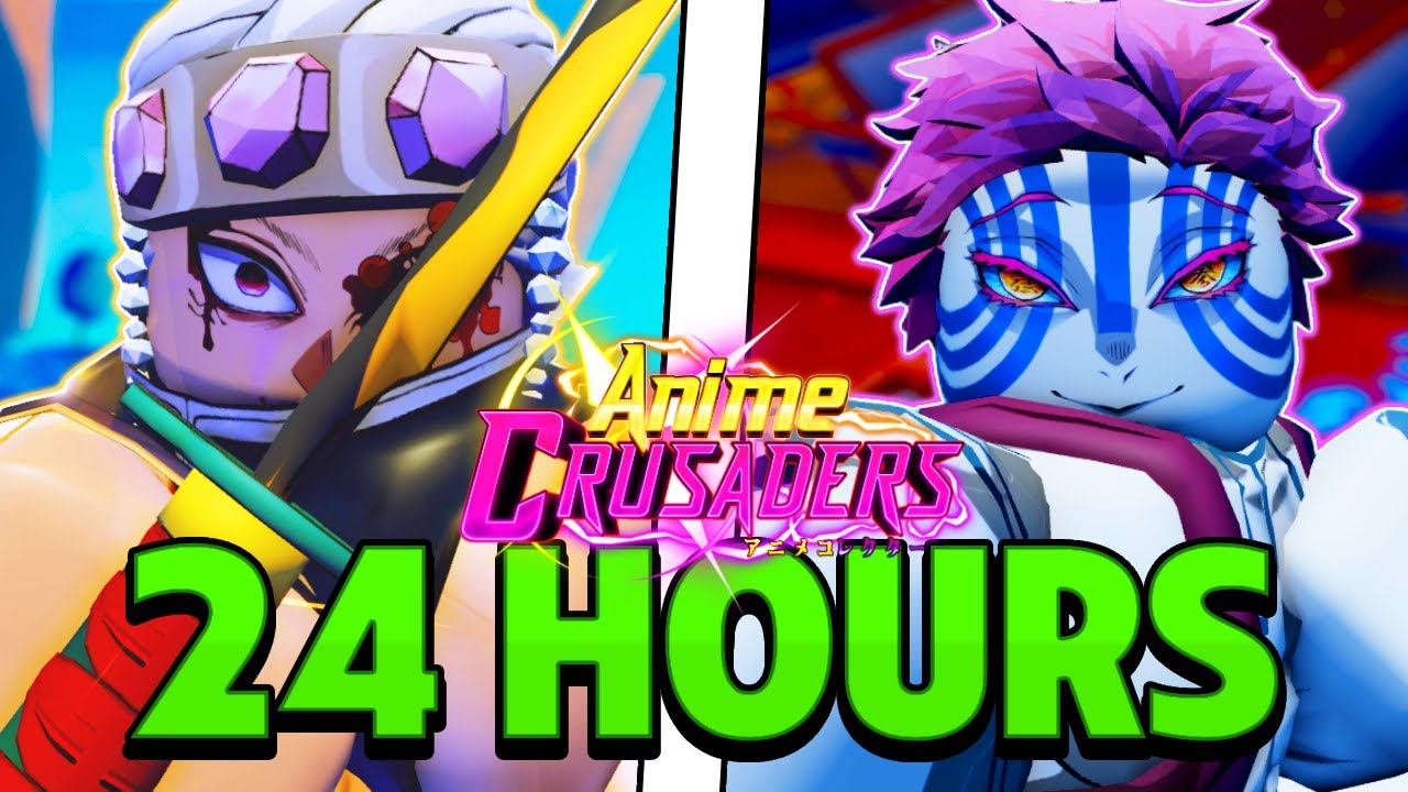 Сможем ли мы стать сильнейшими за 24 ЧАСА в Anime Crusaders Roblox?