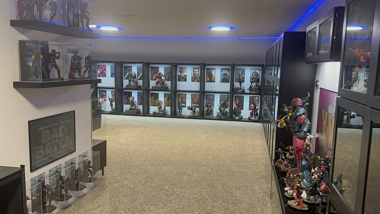 2024 STATUE COLLECTION ROOM TOUR | MANCAVE | OFFICE