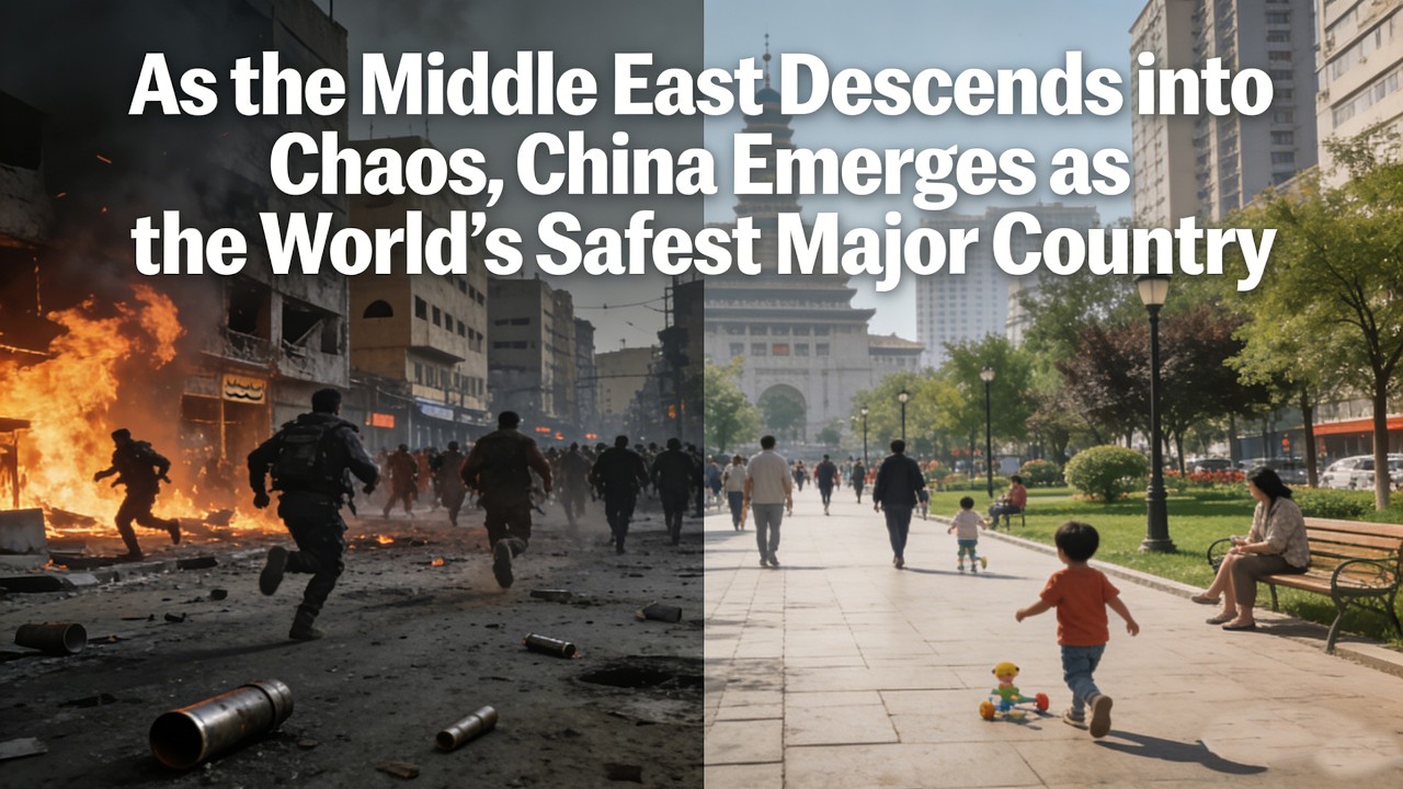 As the Middle East  into Chaos, China Emerges as the World’s Safest Major Country
