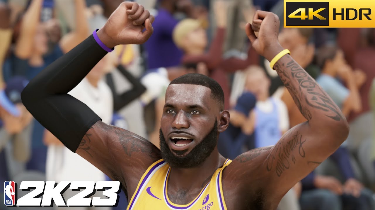 NBA 2K23 LeBron James BUZZER Beater Game Winner | 96 Rating PS5 [4K HDR 60fps]