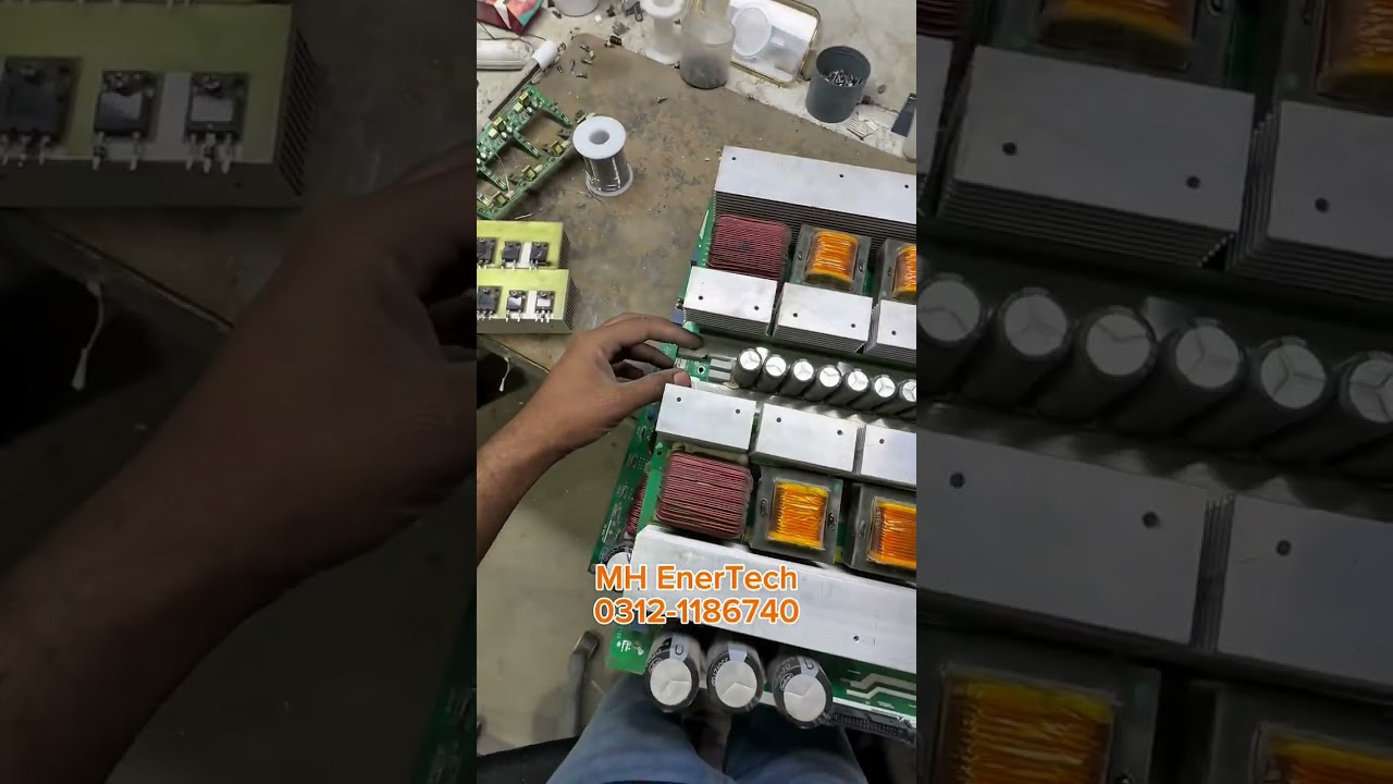 10KW 3 Phase Solar Hybrid Inverter Repair Voltronic (Sky electric)  #voltronic #solarinverter 