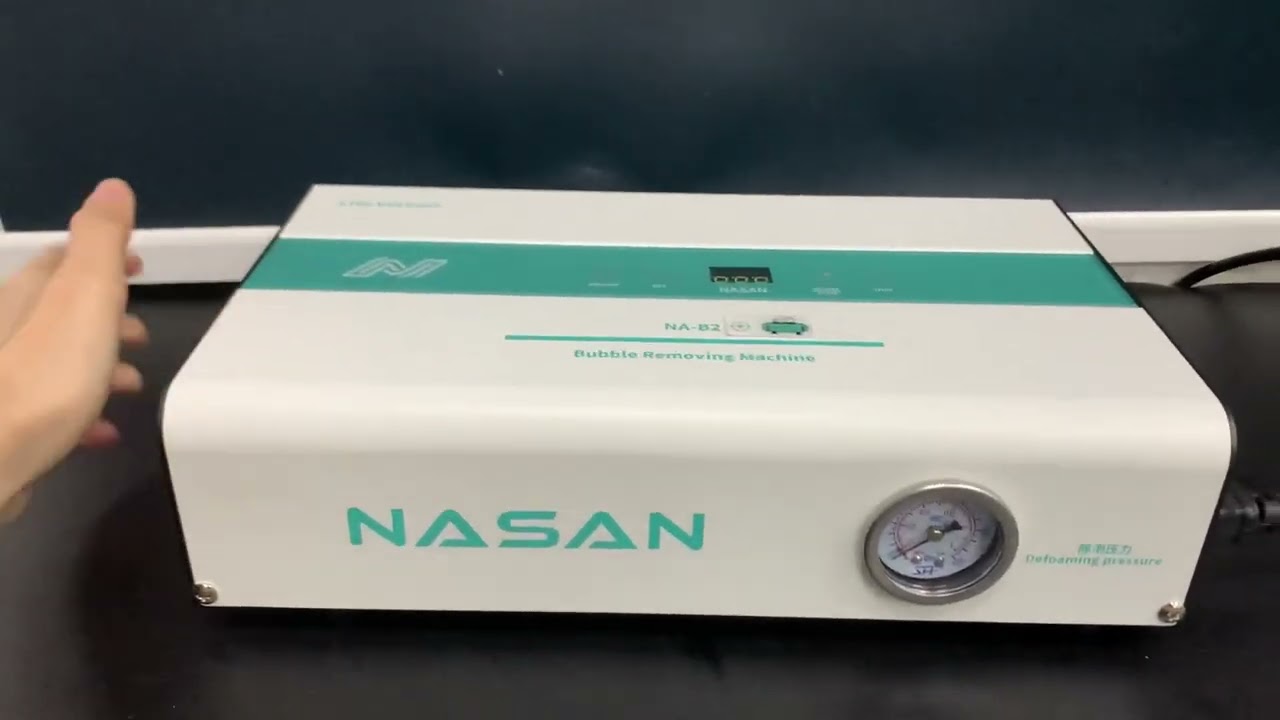 You should know if you have a Bubble remover - Nasan