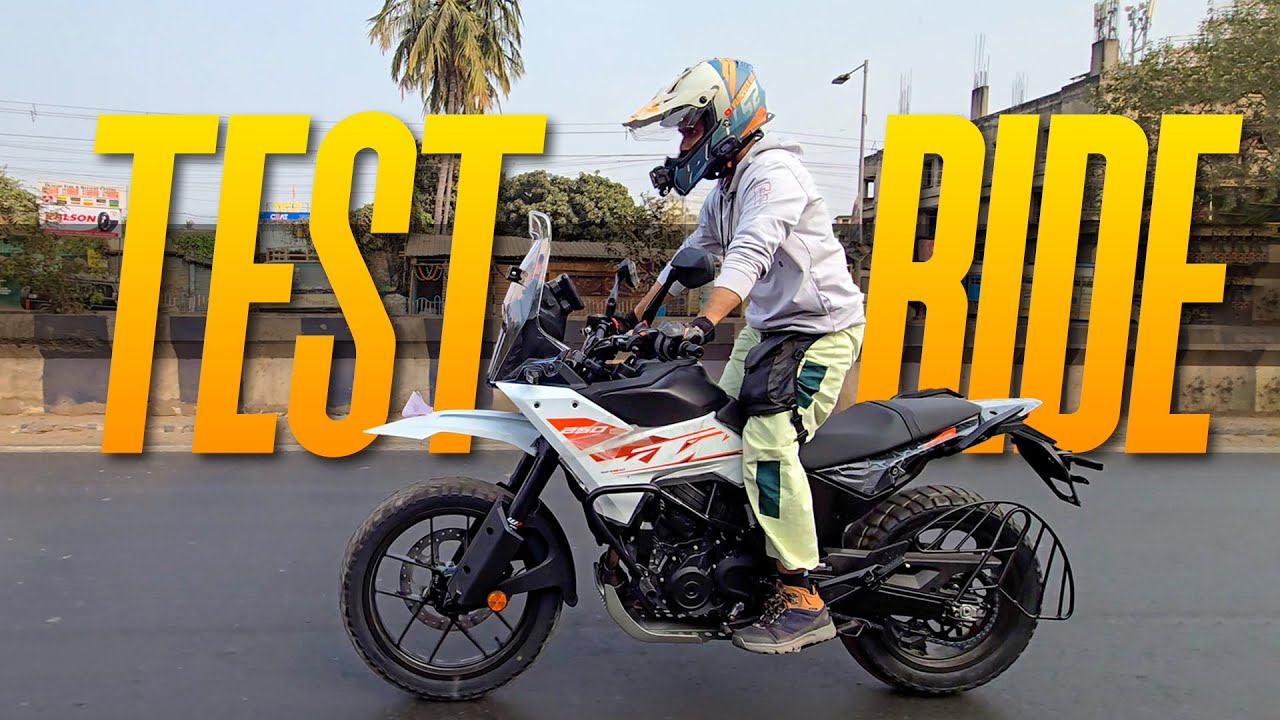 KTM 250 Adventure Test Ride 😍 On Road Price? KTM BT Road | Seat Height for 5'6