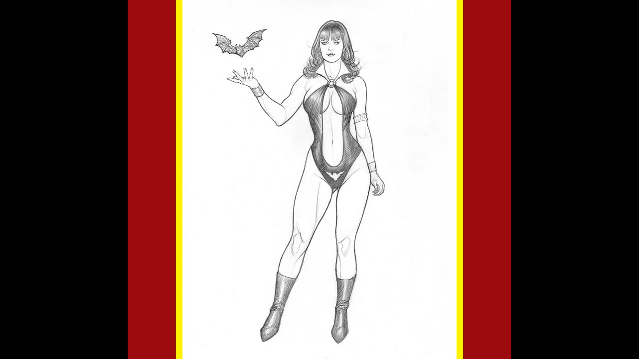 Frank Cho Drawing Demo - Vampirella 