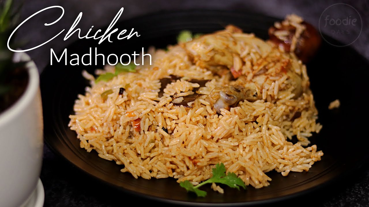 Chicken Madhooth | Arabic Rice Recipe in pressure cooker #jesnisfoodiedays
