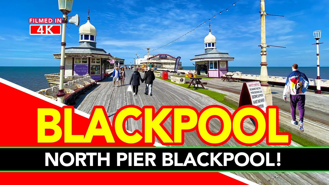 BLACKPOOL NORTH PIER | A look at North Pier Blackpool in November filmed in 4K HLG HDR