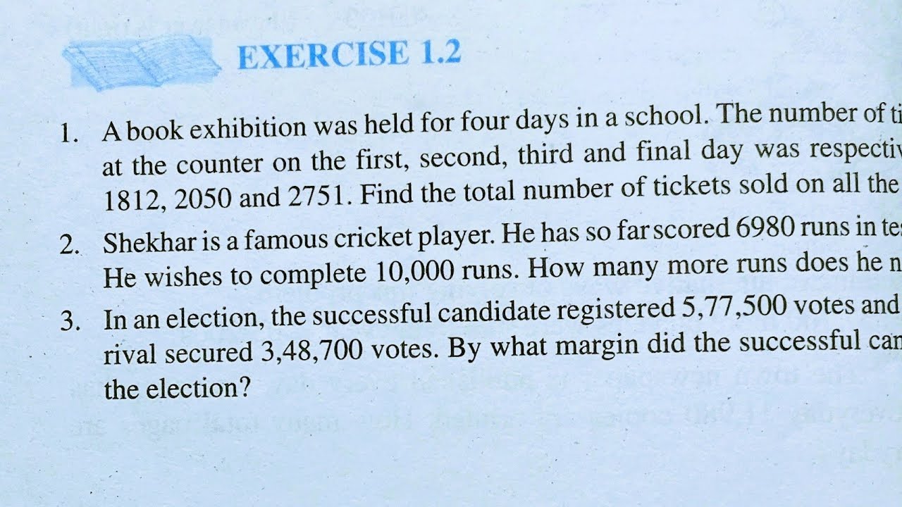 Class 6th maths l Exercise 1.2 l Part2 lChapter 1 l Knowing your number l NCERT l Solution l New