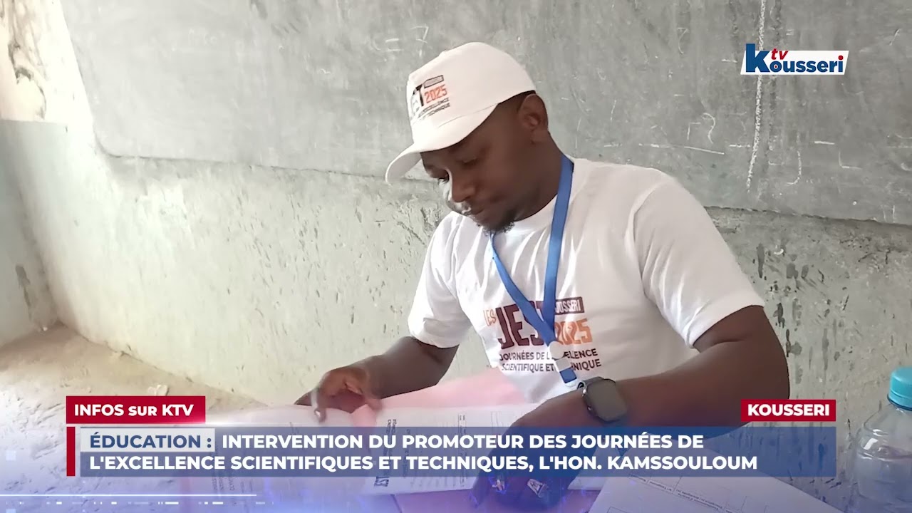 INTERVENTION DU PROMOTEUR DES JOURNÉES DE L'EXCELLENCE SCIENTIFIQUE ET TECHNIQUES.