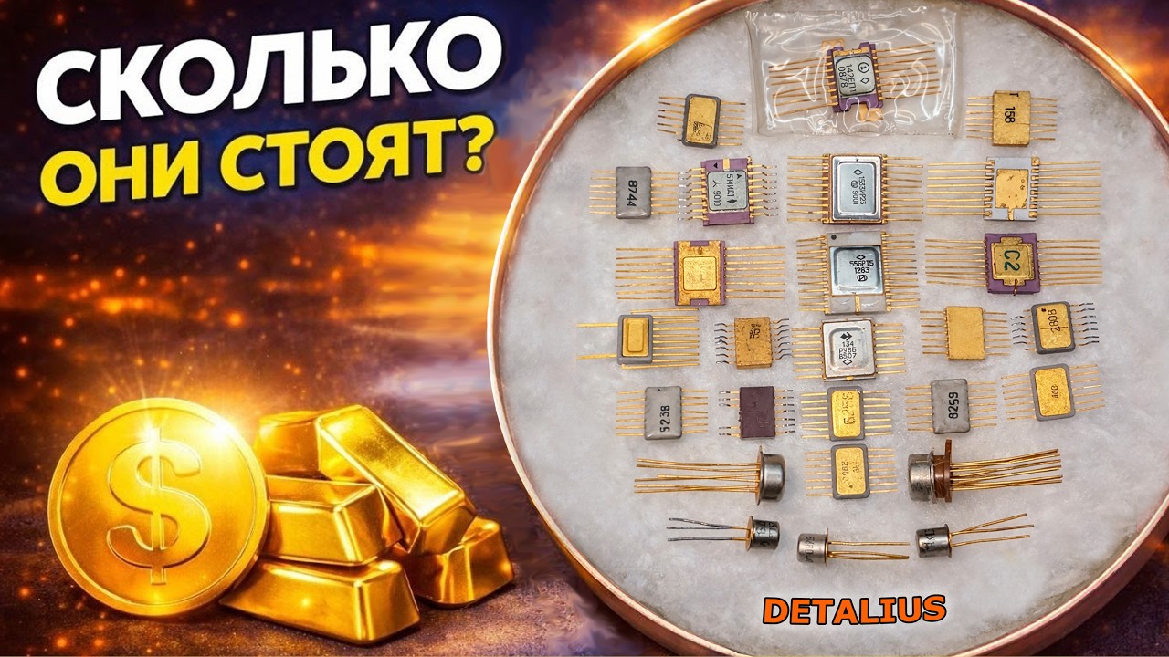 Заработок на радиодеталях с золотом 2026 — от чего зависит цена?