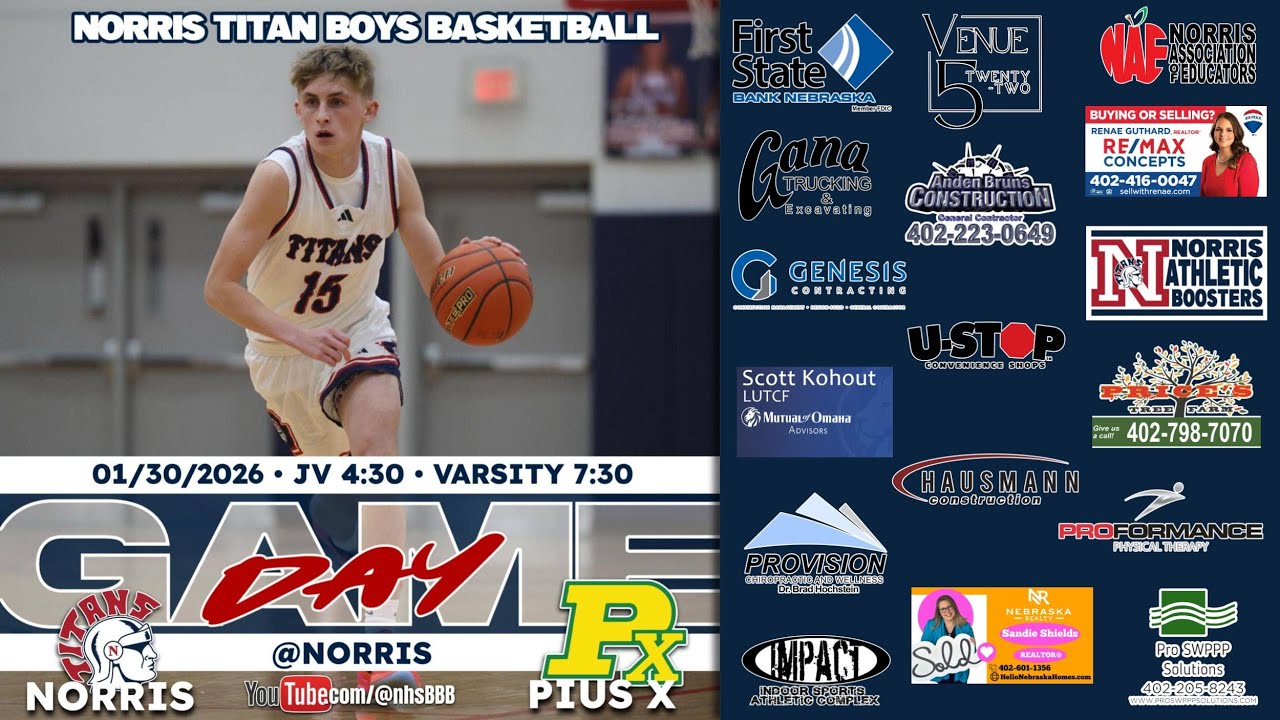 🏀 Norris Boys Basketball vs Pius X, 1-30-2026