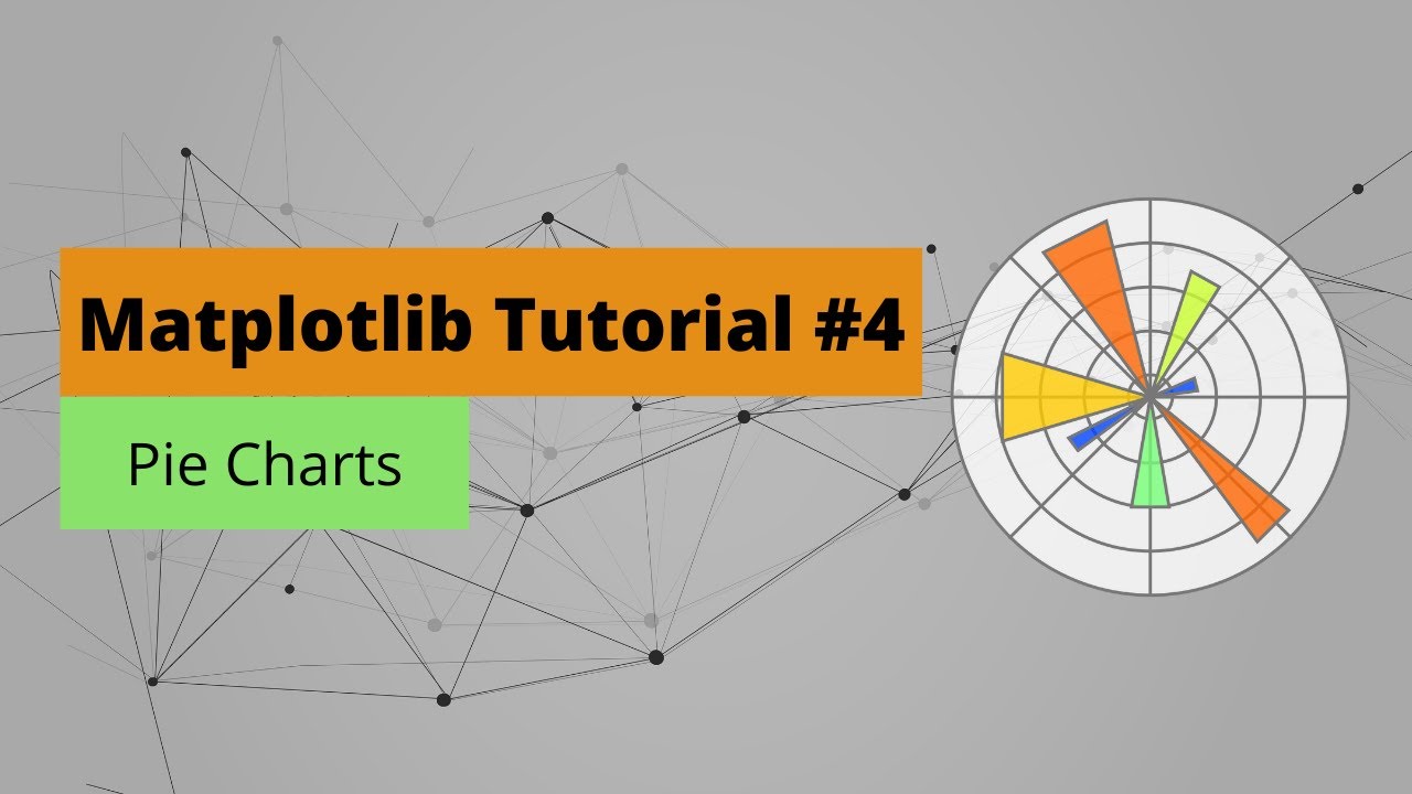 Matplotlib Tutorial #4: Pie Charts