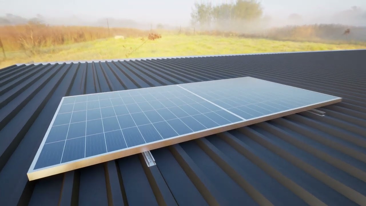 Mounting Solar Panels onto IBR Roof Sheeting