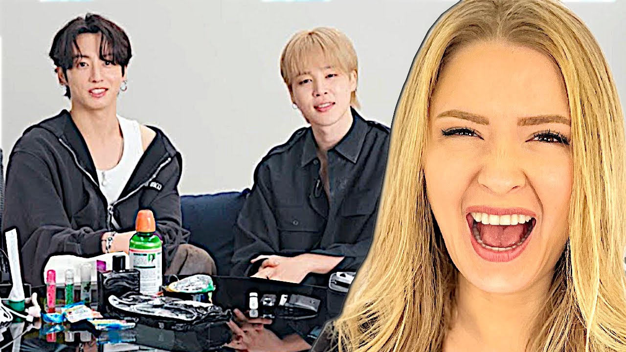 Чимин и Чонгук рассказали, что находится в их сумках. Реакция.