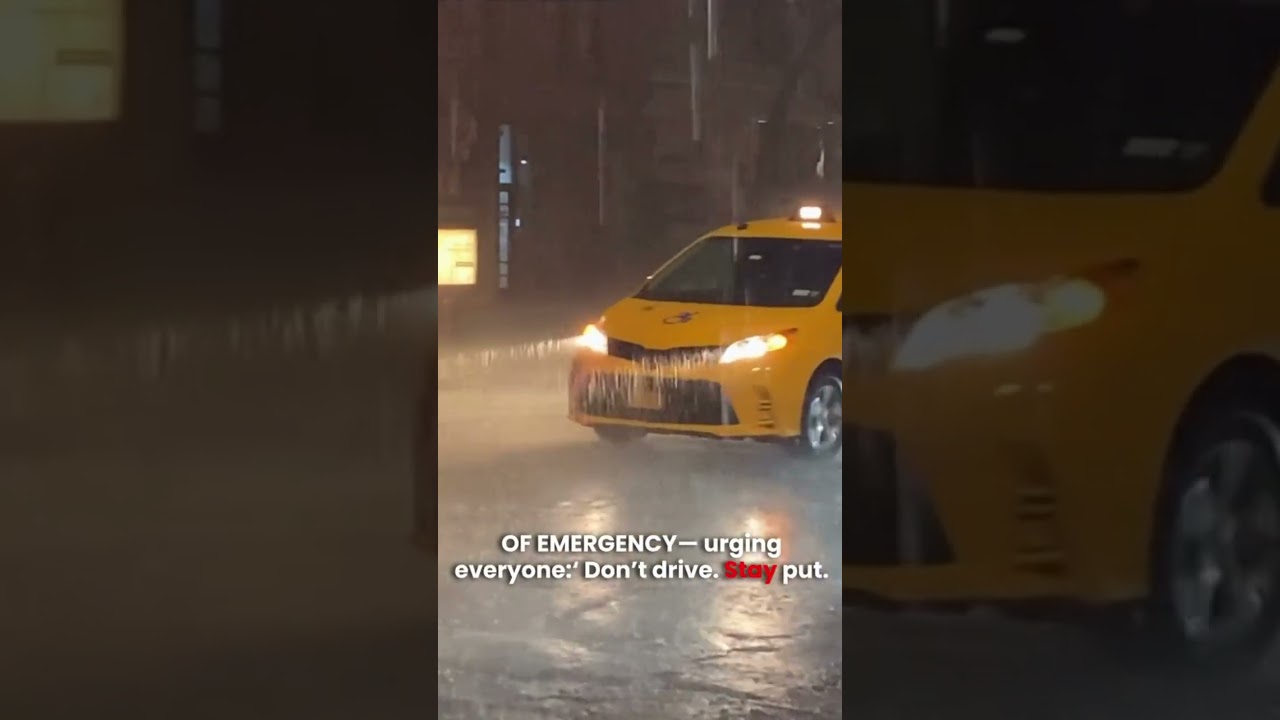 NYC Subway Underwater! 😱 Walls Burst as Flash Floods Slam the City!