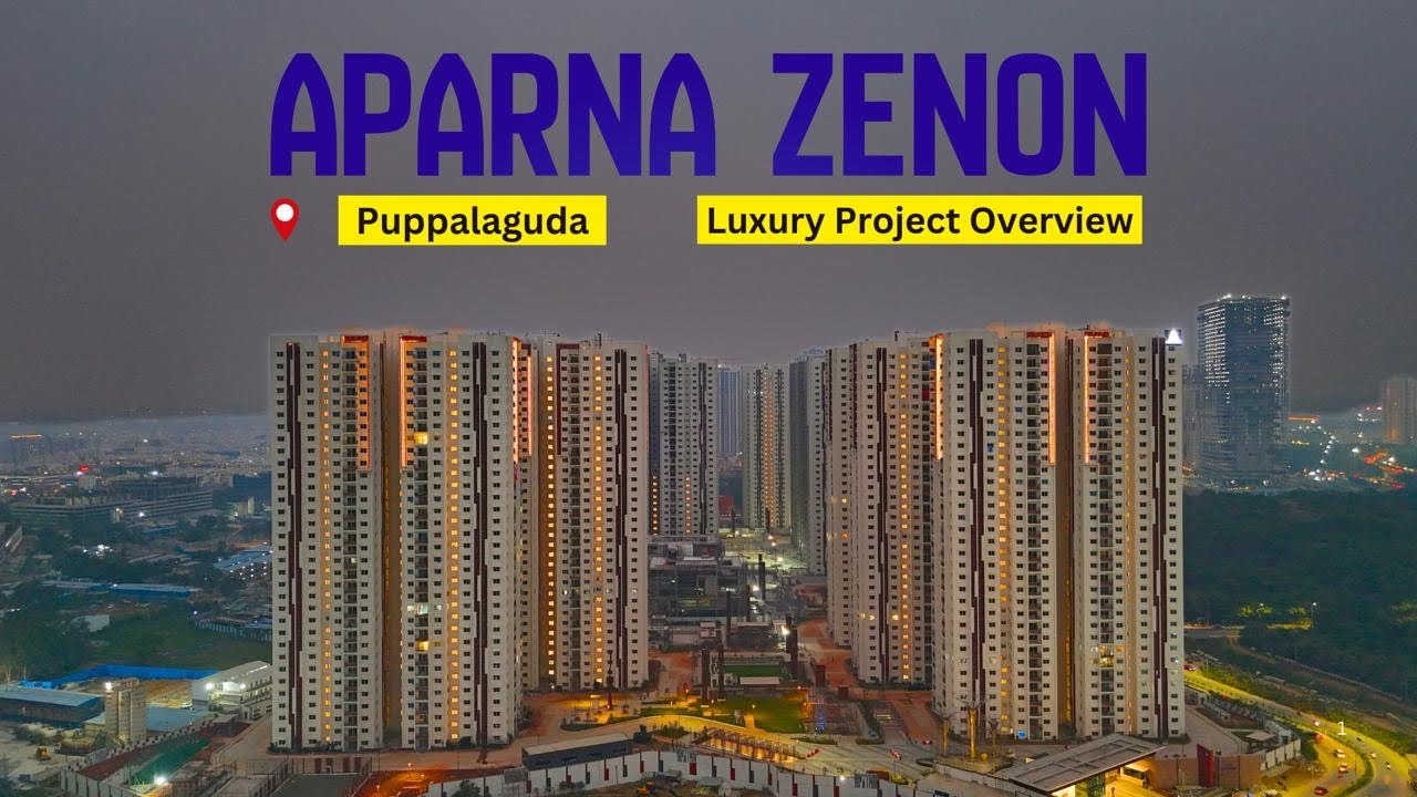 Aparna Zenon ☎️ 9701450805 | 2 & 3 BHK Luxury High-Rise in Puppalaguda✨