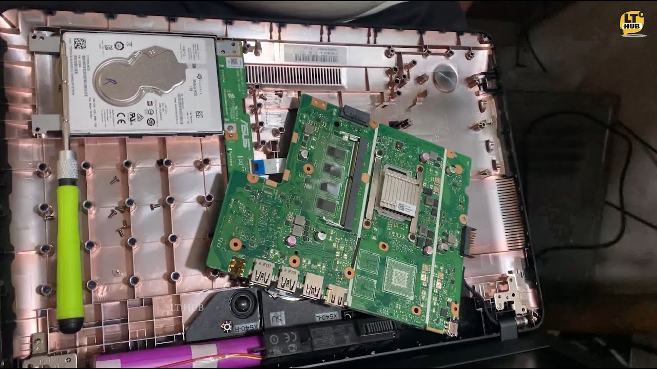 ASUS X540U Laptop Inside Beautiful View | How to Upgrade Ram in ASUS X540U | LT HUB
