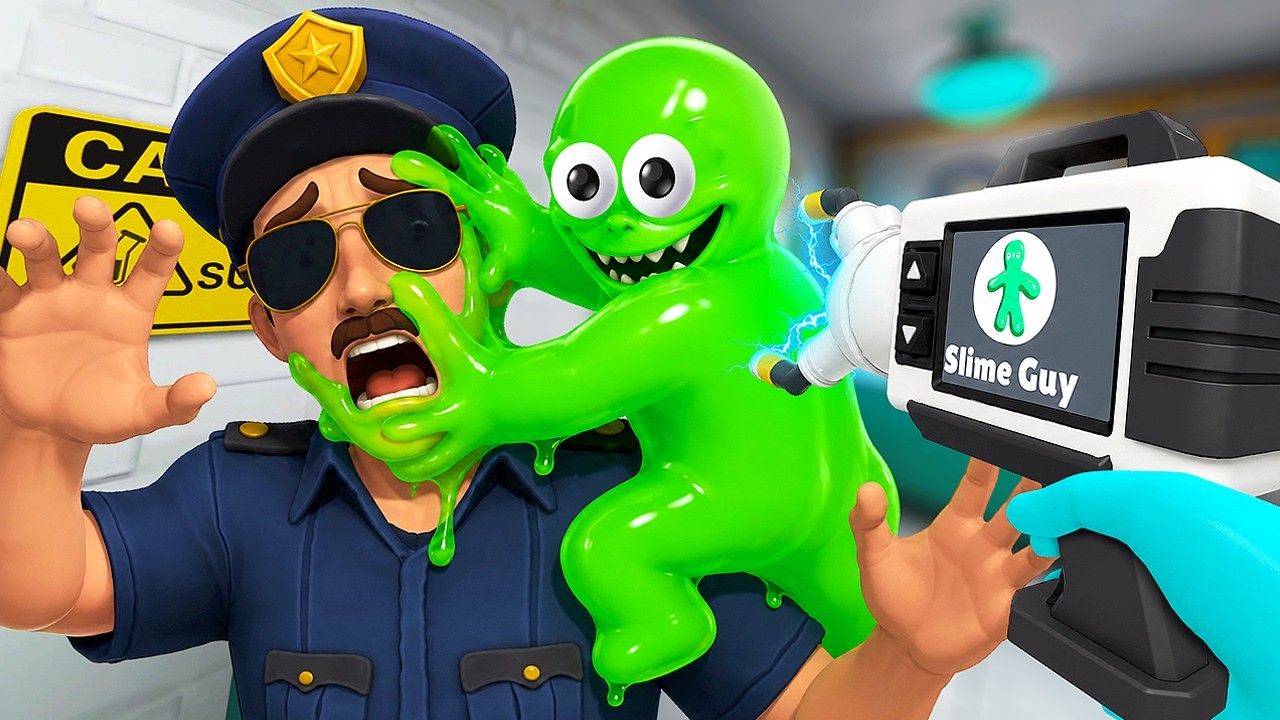 Making LIVING Slime Attack Customers in Slime Lab VR