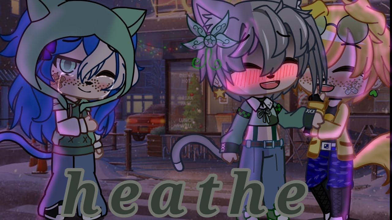 heather.gacha club,acenix x akela .mikenix☃💥💣😭💔 .💚💛.💚💙 #gacha #loscompas #mikenix