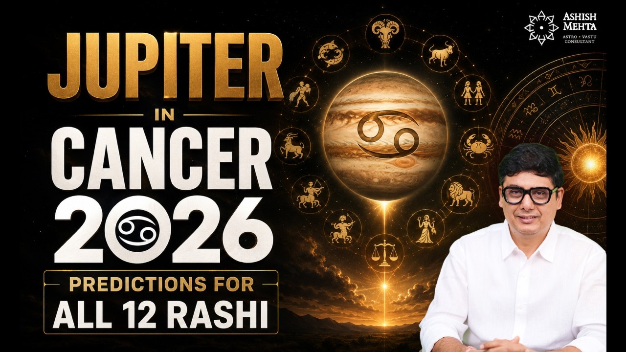 Jupiter in Cancer 2026: Predictions for All 12 Zodiac Signs | Ashish Mehta