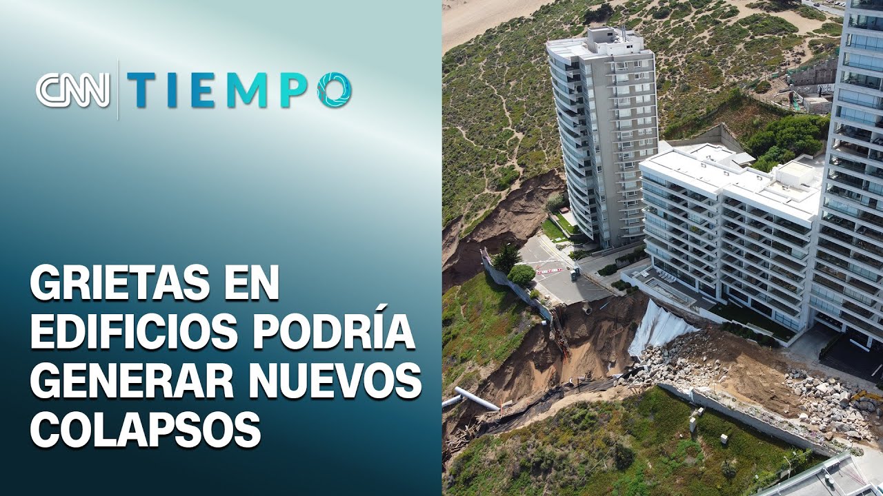 Grietas que afectan a edificios cercanos al socavón de Reñaca podrían provocar nuevos colapsos