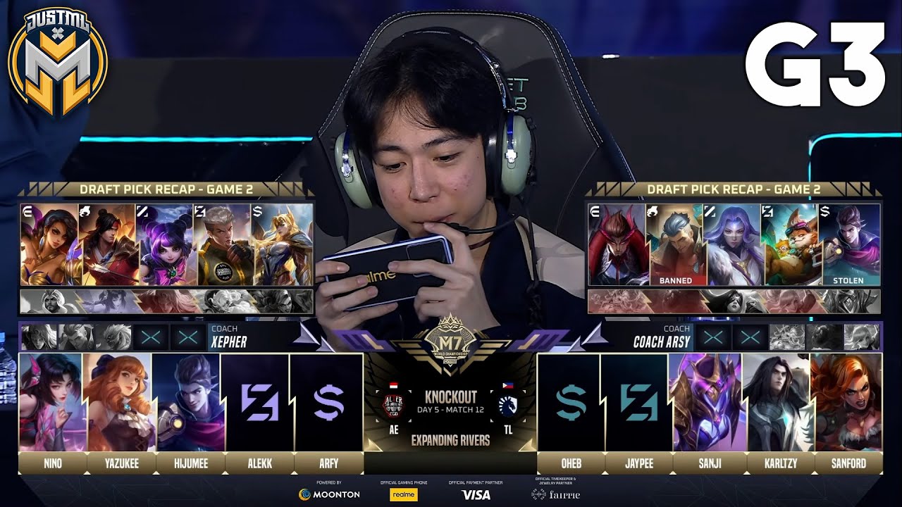 TLPH vs AE - GAME 3 |  KNOCKOUT STAGE DAY 5 | M7 World Championship