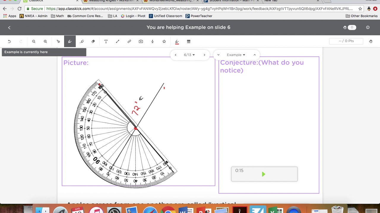 Intersecting Lines Example