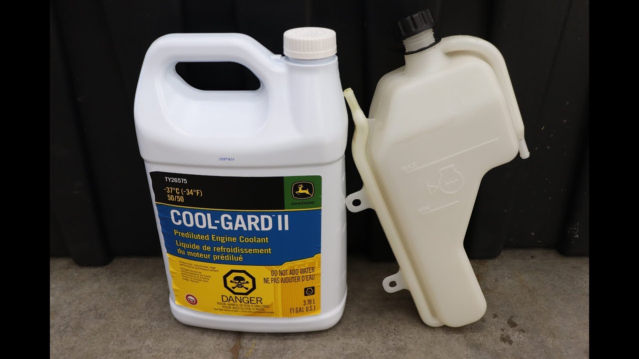 John Deere X738 Coolant Change