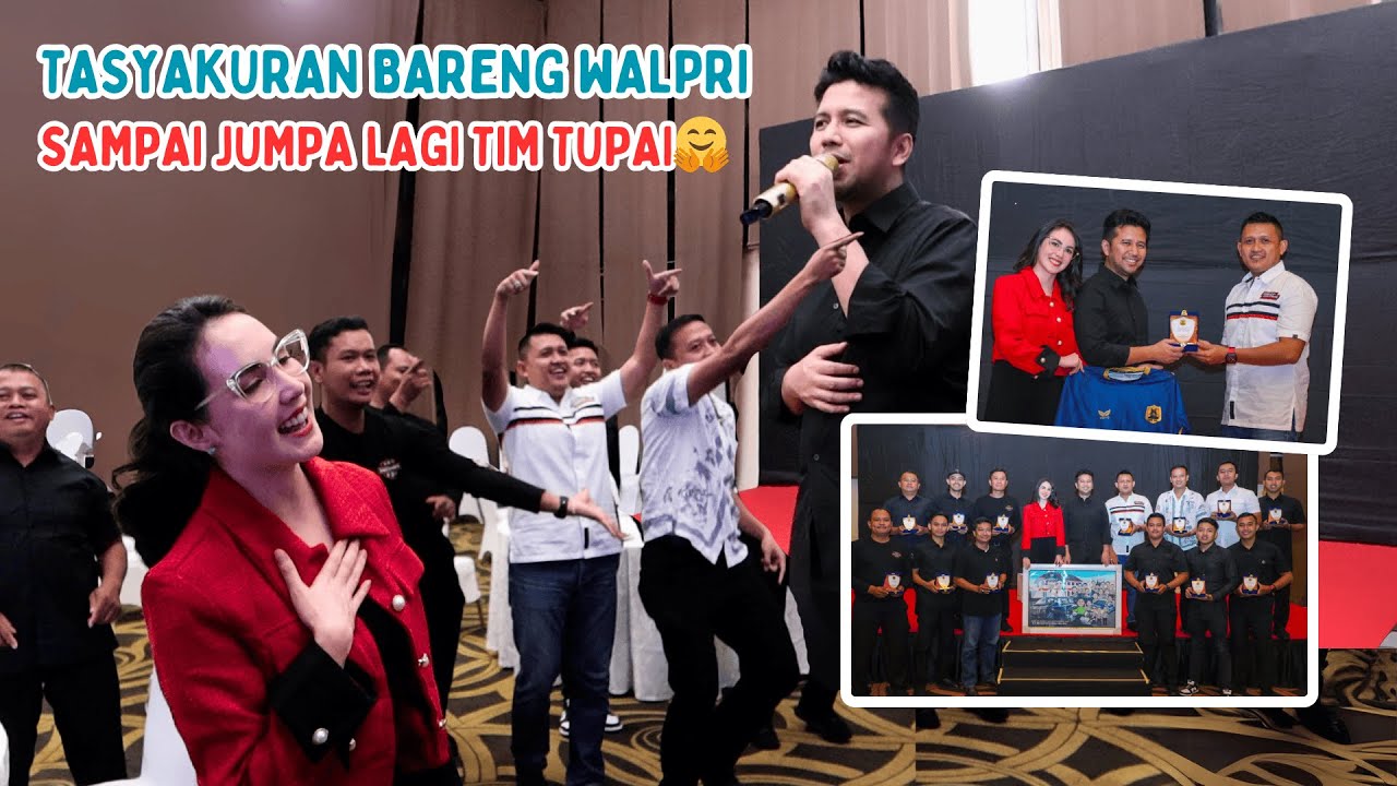 TASYAKURAN BARENG WALPRI TIM TUPAI. SAMPAI BERJUMPA LAGI 🤗 | Arumi Bachsin