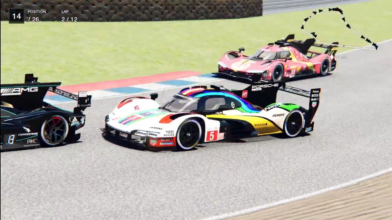Assetto Corsa - Porsche 963 LMDh @ Knockhill Circuit