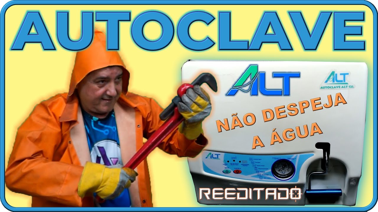 🔥Como consertar Autoclave Alt - Não drena a água - Vídeo Reeditado