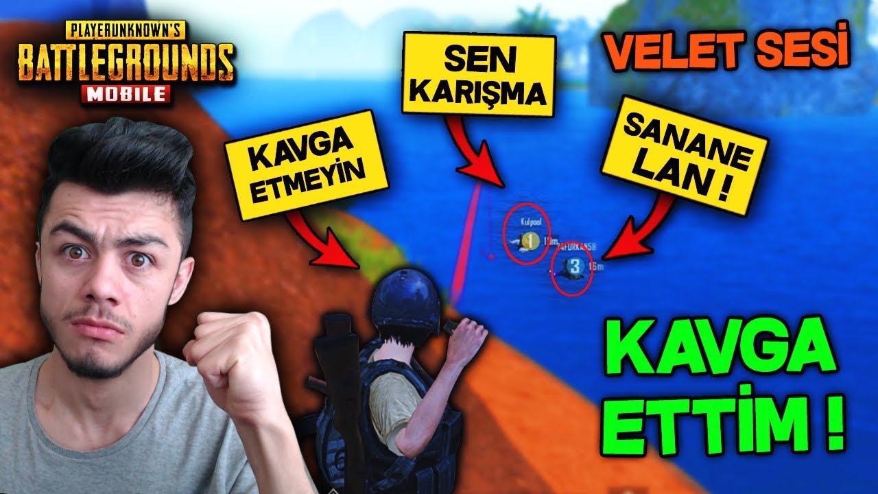 VELET SESİ İLE TAKIMDAKİLER İLE KAVGA ETTİM (OLAY ÇIKTI) - PUBG Mobile