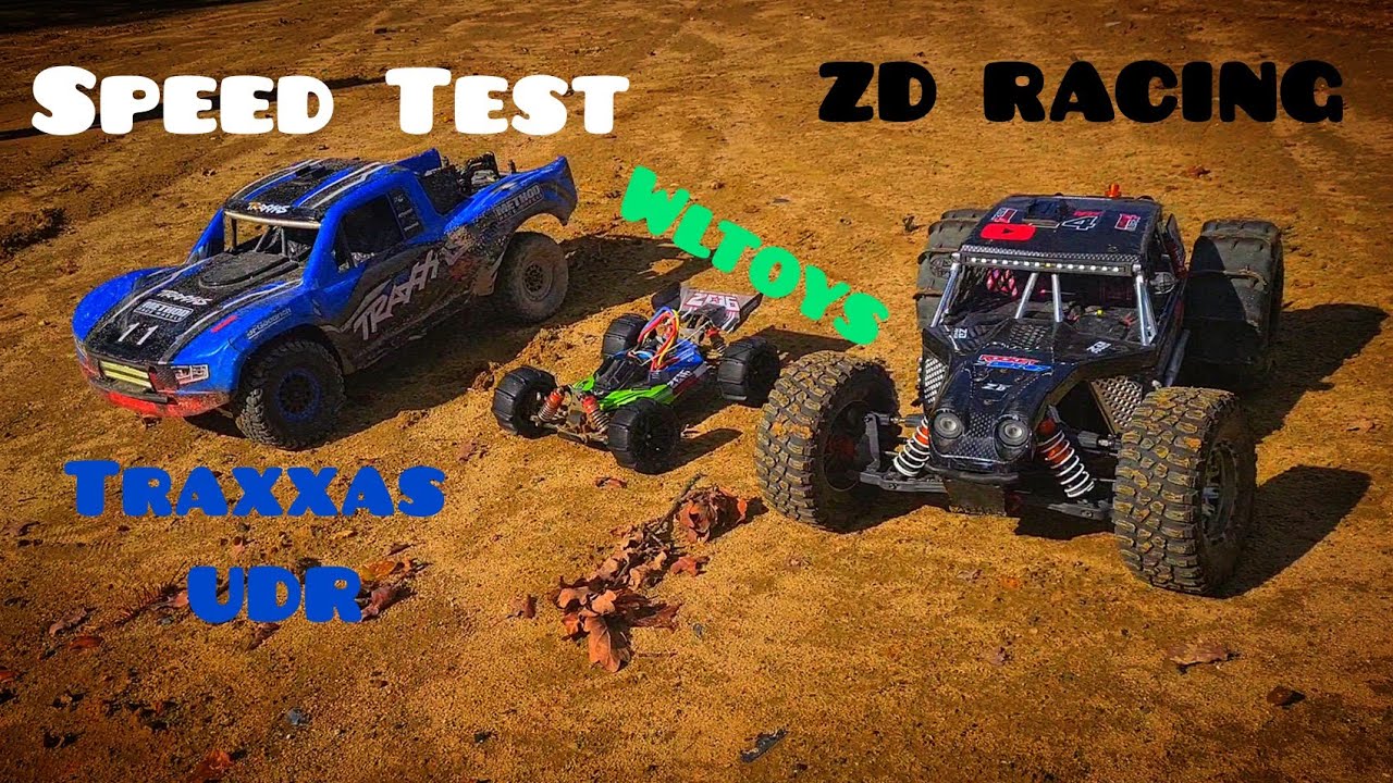 Traxxas Unlimited Desert Racer vs. ZD RACING DBX-07 vs. Wltoys 144001