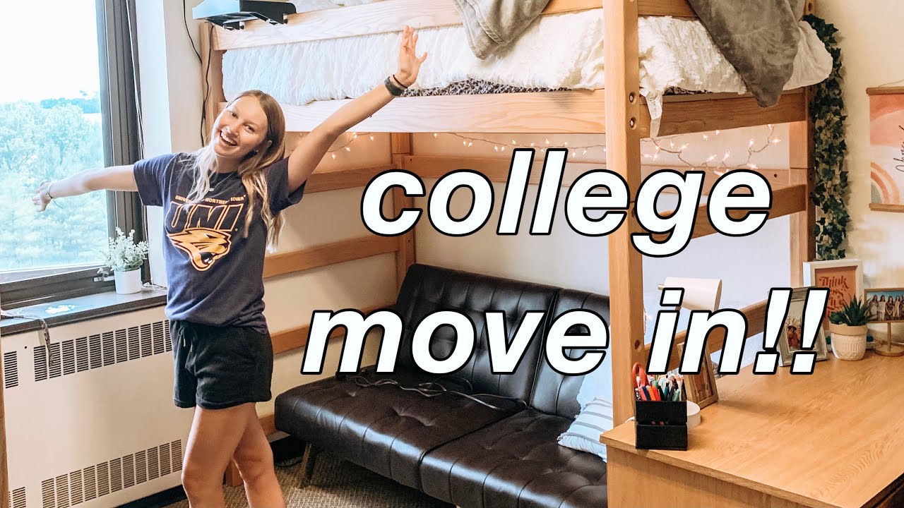 COLLEGE DORM MOVE IN 2021!! | freshman @ university of northern iowa