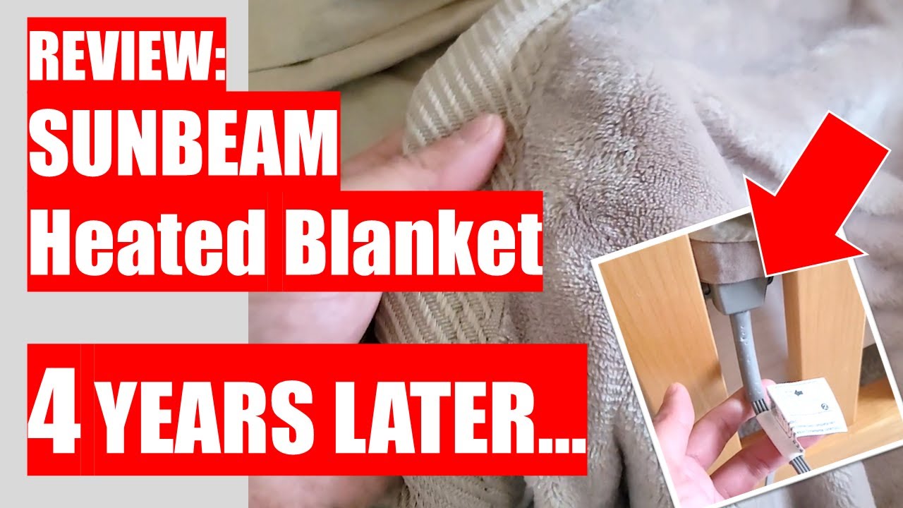 REVIEW: Costco Sunbeam Heated Blanket - 4 YEARS LATER... Queen Size