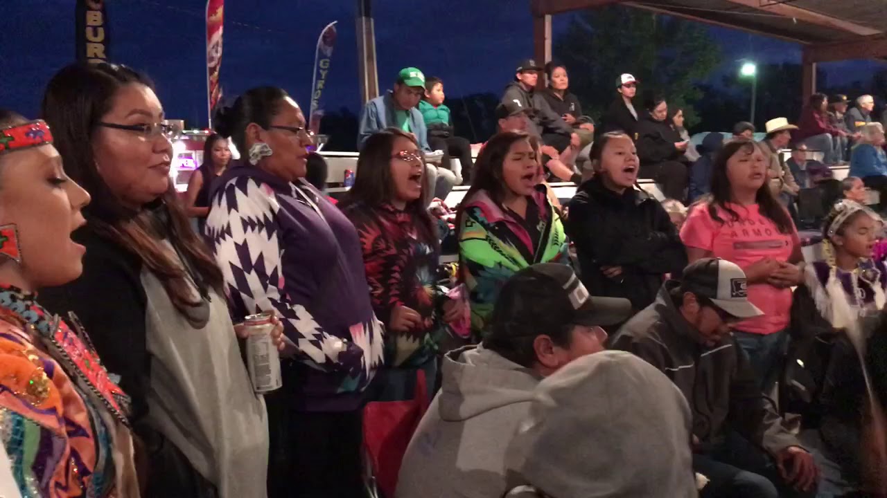 Badland Singers at Poplar Indian Days 2019