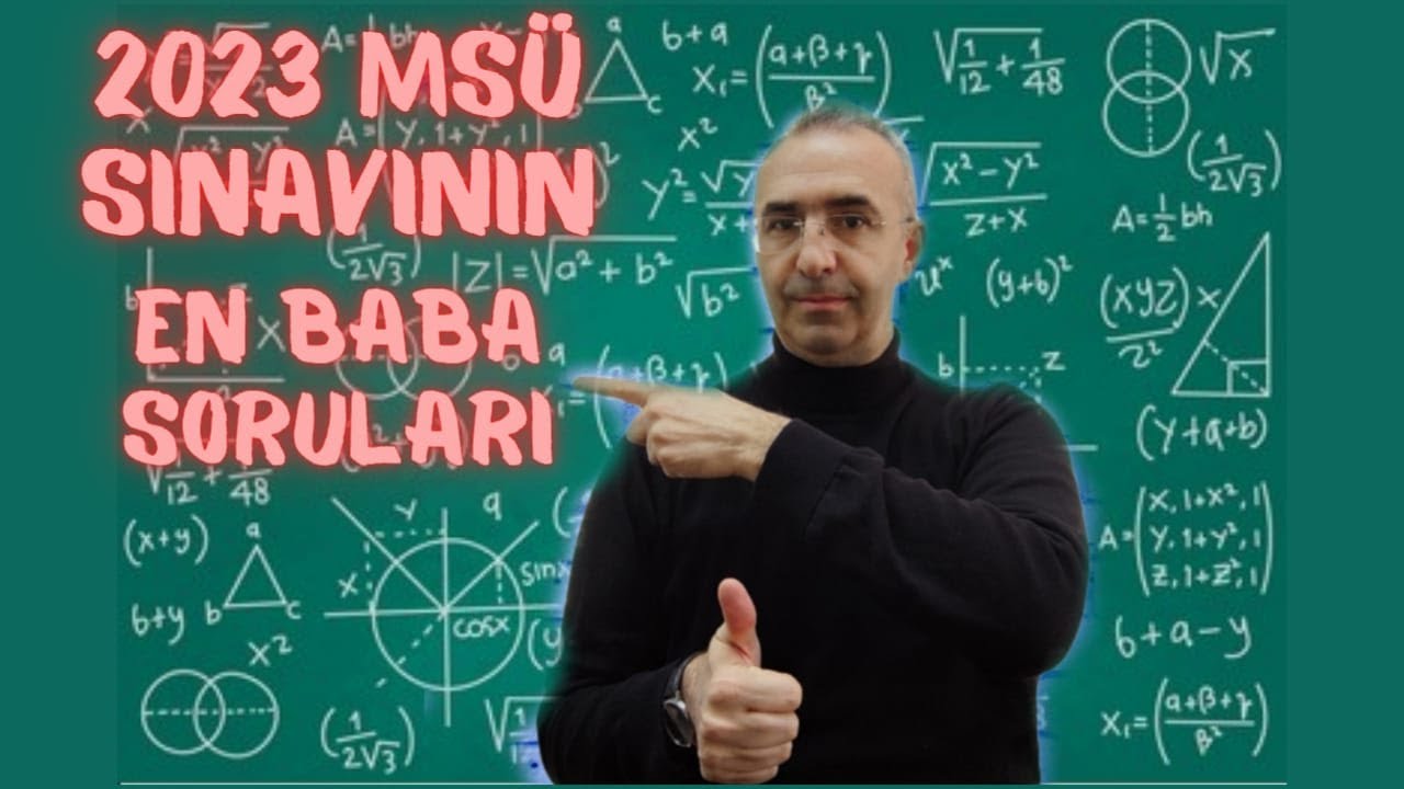 #2023 MS&Uuml; DE &Ccedil;IKAN EN BABA SORU TİPLERİ !!! #tytmatematik #ms&uuml;matematik