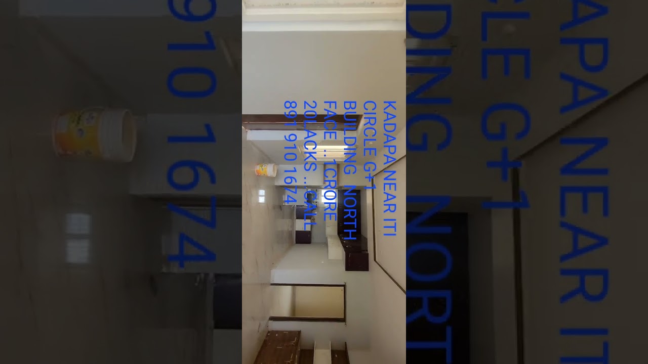 ANDHRA PRADESH KADAPA NEAR ITI CIRCLE G+1 BUILDING  FOR SALE  NORTH FACE   WITH  BORE  891 910 1674