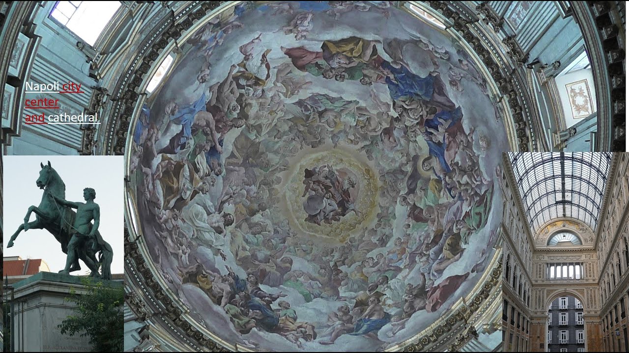 Naples or Napoli Cathedral / Duomo and Napoli city center World UNESCO Heritage Site