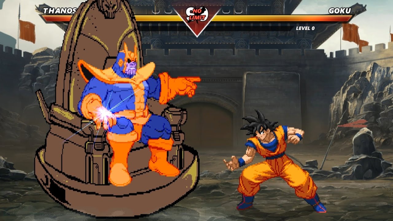 THANOS vs GOKU  - The most epic fight ever made !