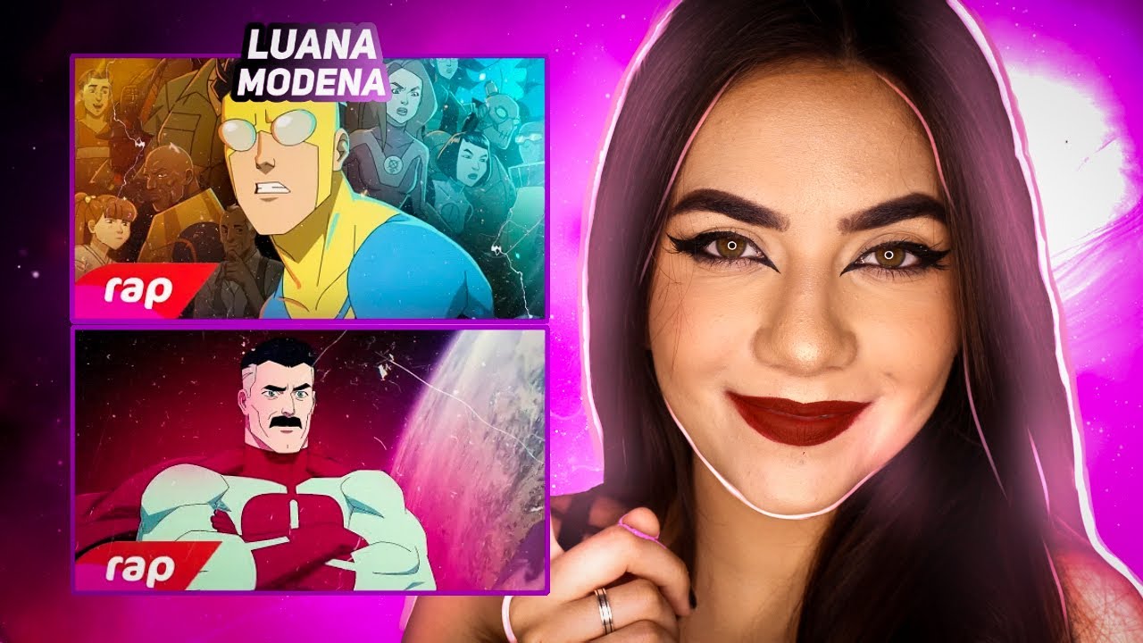 REACT 7 MINUTOZ - RAP OMNI MAN E INVENCÍVEL | Luana Modena