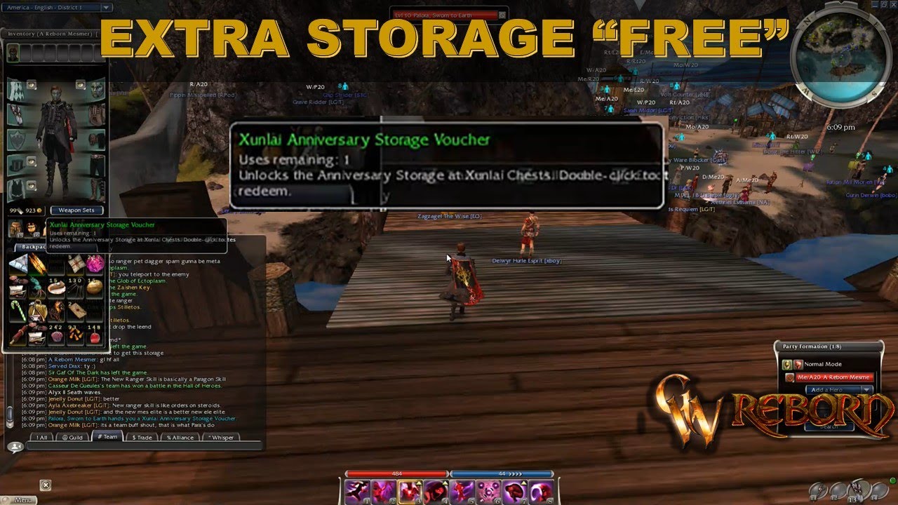 Guild Wars FREE STORAGE - Xunlai Anniversary Storage Voucher